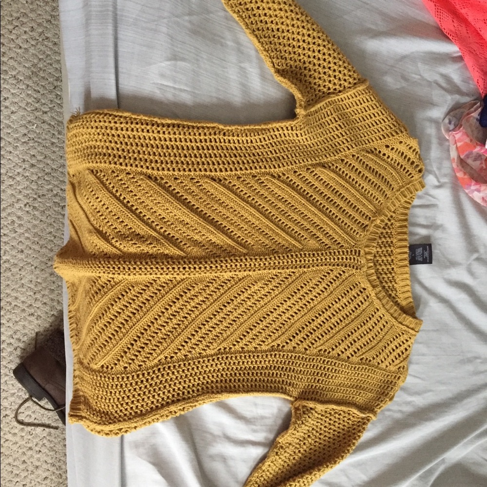 Yellow sweater